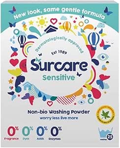 Surcare - Sensitive Non Bio Washing Powder