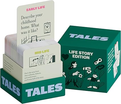 TALES Life Story Interview Card Game for All Ages 24+