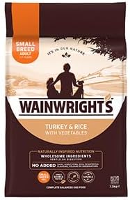 Wainwright's 2.0KG Turkey & Rice with vegetables, Small Breed, Adult